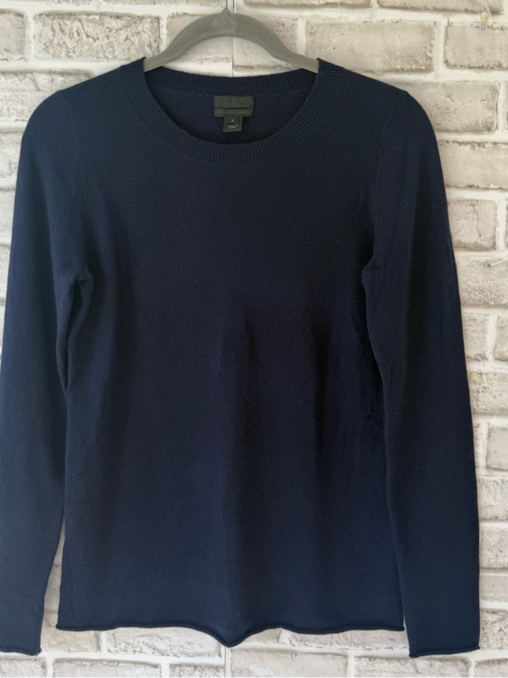 J. Crew Italian cashmere navy sweater szS - Picture 13 of 13